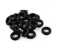 sourcing map Passe Fil Caoutchouc Oeillet Passe Câble 14mm de diamètre intérieur électrique Fil Rond Joint d'étanchéité 20 pcs
