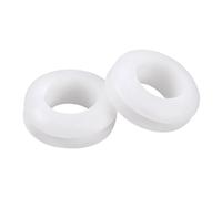 sourcing map Passe Fil Caoutchouc Oeillet Passe Câble Protecteur Huile Resistant 10mm Blanc 50 Pcs