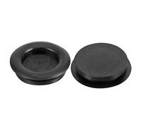 sourcing map Passe Fil Caoutchouc Oeillet Passe Câble Protecteur Huile Resistant Noir 22mm Dia 10Pcs