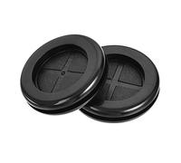 sourcing map Passe Fil Caoutchouc Oeillet Rond Double Face Support Diamètre 32mm Passe Câble Caoutchouc Protection 20pcs