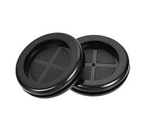sourcing map Passe Fil Caoutchouc Oeillet Rond Double Face Support Diamètre 35mm Passe Câble Caoutchouc Protection 8pcs