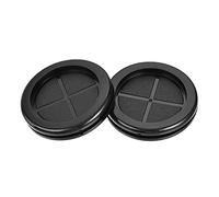 sourcing map Passe Fil Caoutchouc Oeillet Rond Double Face Support Diamètre 50mm Passe Câble Caoutchouc Protection 4pcs