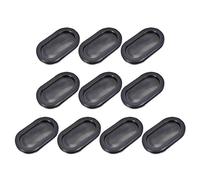 sourcing map Passe fil Caoutchouc Protecteur Huile Résistant Armature Ovale Passe Câble Caoutchouc Oeillets 30x65mm Montage Dia 10Pcs