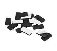 sourcing map Patins de Chaise Feutre Tampon Meuble Autoadhésif 30mm x 15mm 3mm Épais Noir 16Pcs