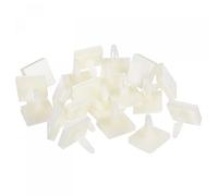 sourcing map PCB Entretoise Adhésif Entretoises Plastique Colonne 4,8mm Support Hauteur pour Circuit Carte Corrigé 20Pcs