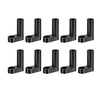 sourcing map PCB Plastique Fixe Pieds Carte Circuit Imprimé Standoff Noir Montage Entretoise 25mm pour Carte-mère Jeu Console, 20pcs