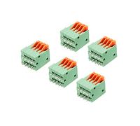 sourcing map PCB Ressort Bornier Connexion KF141V 150V 2A 2.54mm 4 Positions pour PCB Tableau Électroniques Ordinateurs Paquet de 5