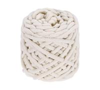 sourcing map Pelote de fil chenille épais et moelleux pour crochet, couverture en velours doux pour pull, tricot à la main et crochet, 100 g (beige, 45 m)