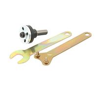sourcing map Perceuse 10 mm 3/8" Adaptateur de mandrin support de disquee pour meuleuse d'angle 2 Ensembles de clés 3 en 1