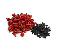 sourcing map Perforation de Pneu en Forme de Champignon en Caoutchouc corrige l'outil de réparation de Pneu pour Voiture 86PCS