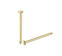 sourcing map Petit Minuscule Quincaillerie Clous Fer 1.2X19mm(DxL) pour Bricolage Décoratif Bois Boîtes Accessoires Doré 100pcs