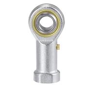 sourcing map PHS10 Embout Rotule 10mm Alésage Sphérique Palier Roulement Embout Tige Autolubrifié Joint Roulement M10x1.5 Gauche Main Femelle Fil Connecteur