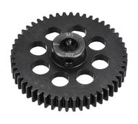 sourcing map Pignon de moteur en acier chromé 1 M 50T 40, engrenages de moteur RC de 5,2 x 5,3 cm, s'adapte à un alésage d'arbre de 8 mm pour véhicules télécommandés, camions, télécommandés, pièces de