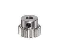 sourcing map Pignon Engrenage 3mm Interne Ouverture 24T 0.5 Module Inox Acier Éperon Diff Différentiel Moteur Engrenage RC Remplacement Pièces