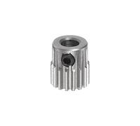 sourcing map Pignon Engrenage 4mm Interne Ouverture 16T 0.5 Module Inox Acier Éperon Diff Différentiel Moteur Engrenage RC Remplacement Pièces