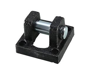 sourcing map Pivot Tige vérin pneumatique Support Fixation Chape avec axe Ø 12 mm