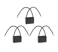 sourcing map Plafond Ventilateur Condensateur CBB61 3uF 250V AC 2 Fils Métallisé Polypropylène Film Condensateur 37x26x15mm pour Électrique Ventilateur Pompe Moteur Générateur 3Pcs