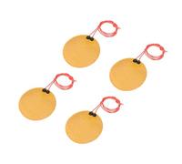 sourcing map Plaque Chauffante à Film Chauffant, 12V 13W Coussin Chauffant en Polyimide, Film Chauffant Adhésif PI 70mm pour Température Constante, Lot de 4