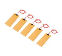 sourcing map Plaque Chauffante en Film Chauffant, 24V 30W Coussin Chauffant en Polyimide, Film Chauffant Adhésif PI 100mmx45mm Bande Chauffante pour Température Constante, Lot de 5