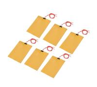 sourcing map Plaque Chauffante en Film Chauffant, 24V 50W Coussin Chauffant en Polyimide, Film Chauffant Adhésif PI 135mmx95mm pour Température Constante, Lot de 6