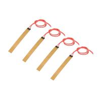 sourcing map Plaque Chauffante en Film Chauffant, 24V 9W Coussin Chauffant en Polyimide Adhésif, Film Chauffant de 100mmx12mm pour Température Constante, Lot de 4