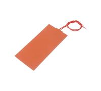 sourcing map Plaque Chauffante en Silicone, Film Chauffant 12V 30W, Plaque Chauffante Flexible 150mmx50mm pour Température Constante