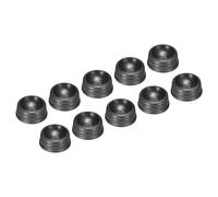 sourcing map Plastique Boule Support Supports Présentoirs Base Diamètre 3cm Noir pour Cristal Boule Pierre Paquet de 10