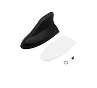 sourcing map Plastique Noir Mat Shark Fin Forme Toit Auto suis Signal Radio FM Antenne