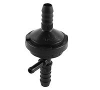 sourcing map Plastique noir Pompe à vide Air Check Valve pour Volkswagen Passat B5