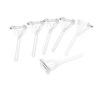 sourcing map Plastique Sécurité Épingles Corsage Boutonnière pour Bricolage Mariage Fleur Époux Broche, Blanc Paquet de 50