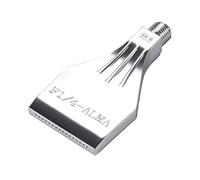 sourcing map Plat Buse G1/4 Filetage Aluminium Alliage Air Souffler Plat Jet Buse G1/4 1Pcs