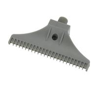 sourcing map Plat Buse G1/4 Mâle Filetage ABS Unique Trou Air Souffler Plat Jet Buse Gris