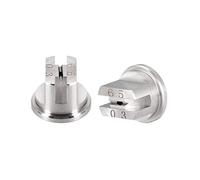 sourcing map Plat Palette Embout Pulvérisation 65° Acier INOX Buse, 2Pcs (1.1mm Orifice Dia)