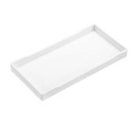 sourcing map Plateau De Service Petit Blanc Mini Plateau 10x20Cm | Plateaux De Service En Bois Décoratifs, Rectangulaire En Plastique, Pour Petit-Déjeuner, Cuisine, Salle De Bain