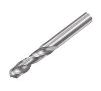 sourcing map Plein Carbure Hélicoïdal Foret Pointes 4.9mm C2/K20 Tungstène Carbure Droite Tige Spirale Cannelures Perçage Fraise