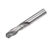 sourcing map Plein Carbure Hélicoïdal Foret Pointes 7.2mm C2/K20 Tungstène Carbure Droite Tige Spirale Cannelures Perçage Fraise