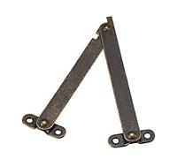 sourcing map Pliant Support Charnière Furniture Décoratif Boîte Couverture 104mmx32mm 4Pc