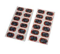 sourcing map Pneu Auto 34mm x 52mm Rustine Réparation Patches Patch Caoutchouc Outil 24 Pièces