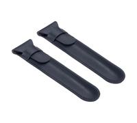 sourcing map Pochette à stylo en cuir à rabat unique pour stylo, plume, stylos à bille, crayons, fournitures de bureau tactiles, noir foncé, Pochette pour stylo