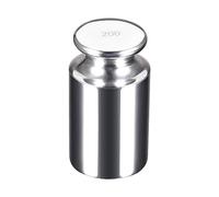 sourcing map Poids d'Étalonnage 200g F1 Précision Grammage Acier Inoxydable pour Balance Numérique
