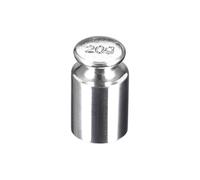 sourcing map Poids d'Étalonnage 20g M2 Précision Gramme Chromé Acier pour Numérique Balance Échelles