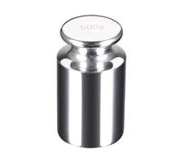 sourcing map Poids d'Étalonnage 500g M2 Acier Chromé pour Balances Numérique Échelles