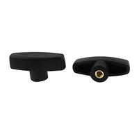 sourcing map Poignée de Serrage M8 Filetage femelle de serrage Levier Bouton Poignée grip 2 pcs pour machines