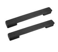 sourcing map Poignée de Valise Bagage 202mm Long Rechange Boîte Noir 2Pcs