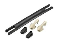 sourcing map Poignée de Valise Bagage 205mm Poignée Longue Rechange Boîte Noir