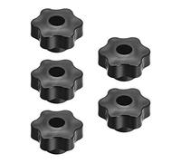 sourcing map Poignée Serrage préhension Boutons à vis fileté Forme étoile M6 4Pcs M8 Thread, 5pcs