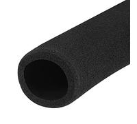 sourcing map Poignées de Fitness Mousse Noir 25mm Intérieur 5mm Paroi 195mm Antidérapant pour Outils Support