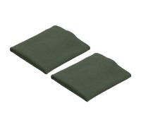 sourcing map Poignets Élastiques en Tissu de Coton Vert Armée | 1 Paire, à Bordures Côtelées pour Couture