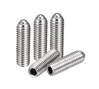 sourcing map Pointe à Bille Ensemble Vis M5 x 16mm 304 Inox Acier Métrique Ressort Hexagonal Prise Vis 20pcs