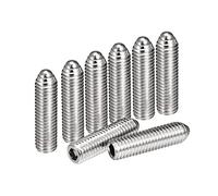 sourcing map Pointe à Bille Ensemble Vis M8 x 30mm 304 Inox Acier Métrique Ressort Hexagonal Prise Vis 8pcs